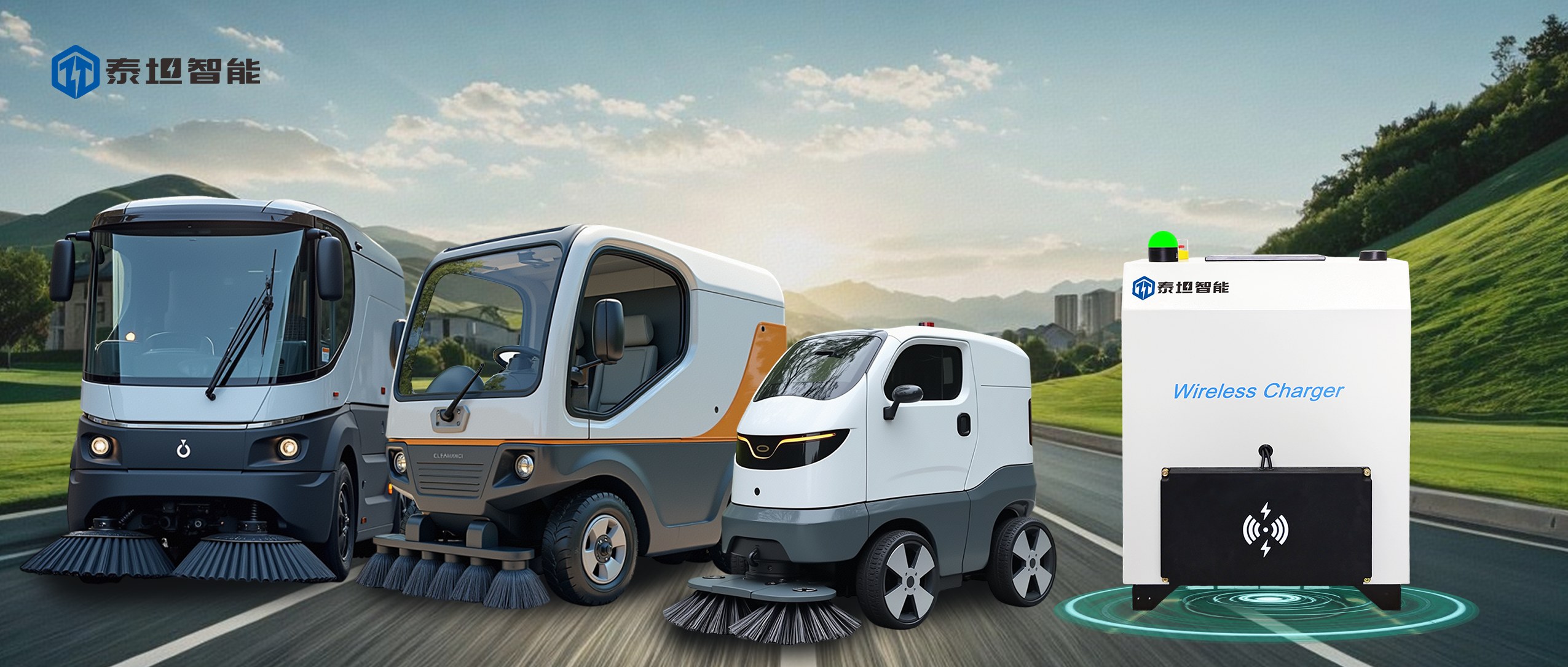 泰坦智能 | 20+无人环卫设备背后的“隐形心脏”：TITANS无线充电机驱动无人环卫新未来!