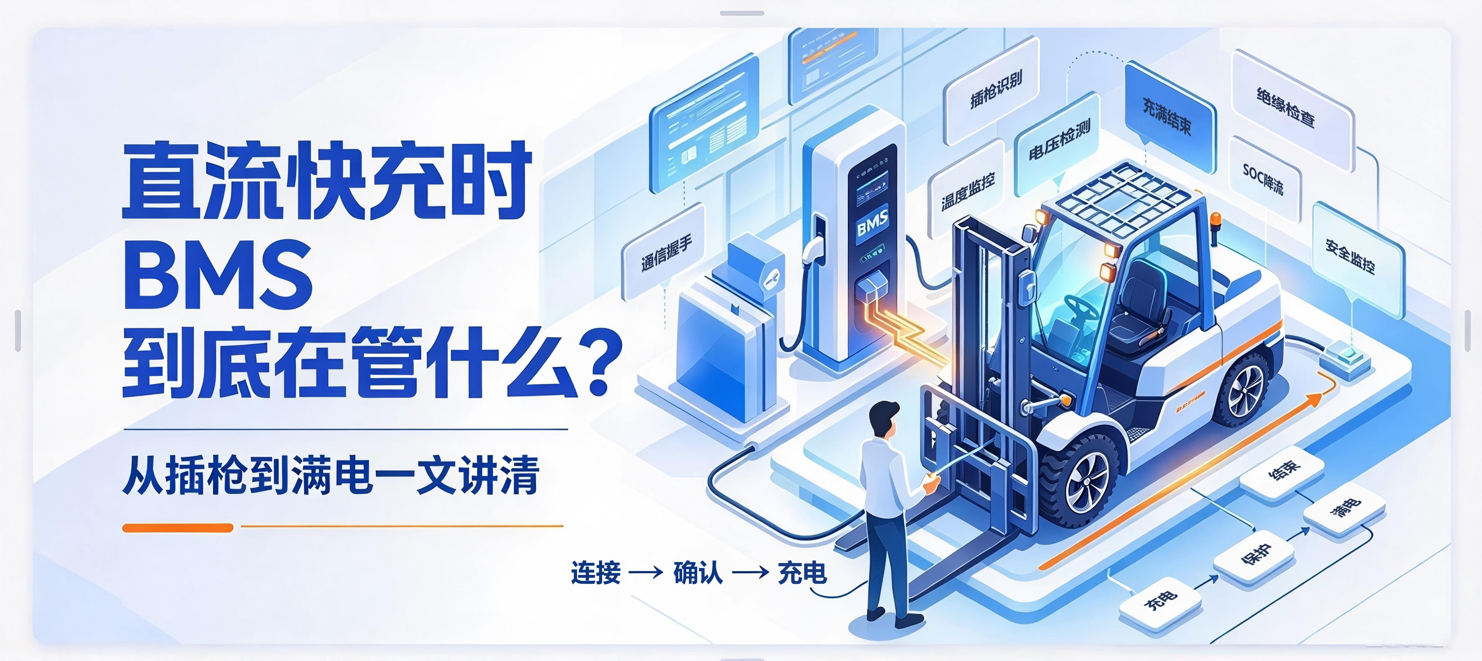 直流快充时BMS到底在管什么？从插枪到满电一文讲清