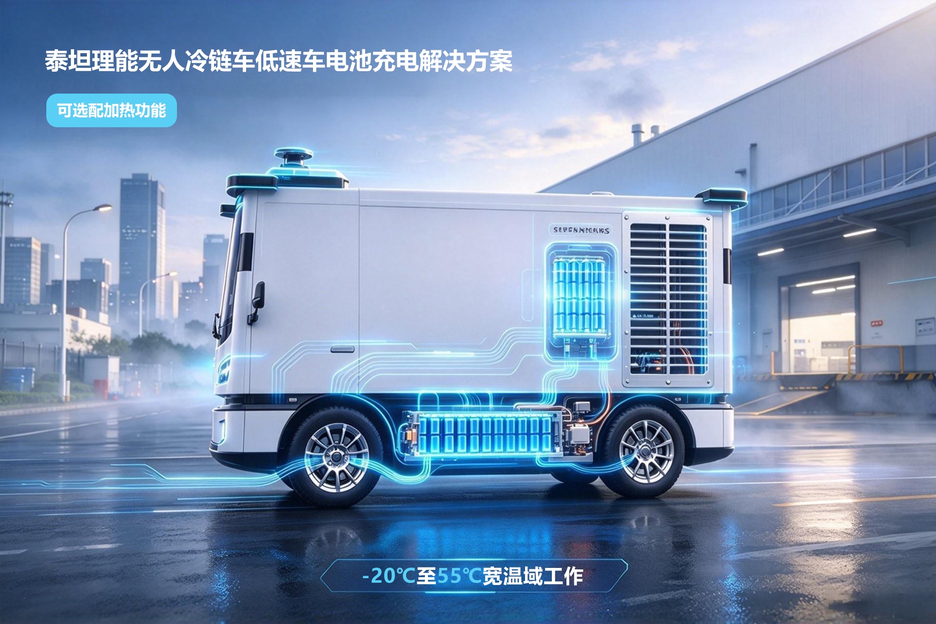 泰坦理能 | 破局低温，智冷未来：冷链无人车的能源心脏已就位