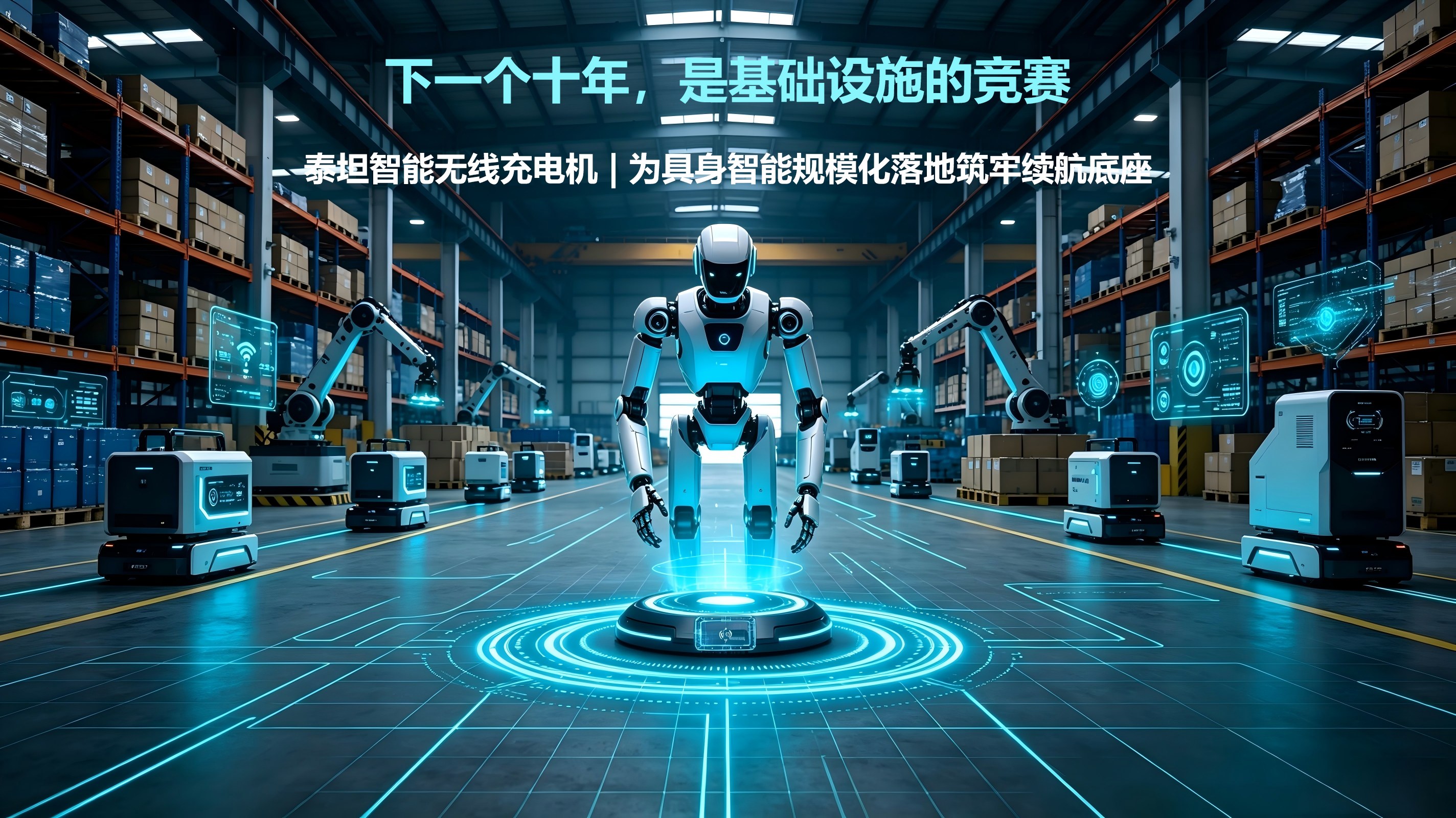 泰坦智能无线充电机助力具身智能规模化落地(1)
