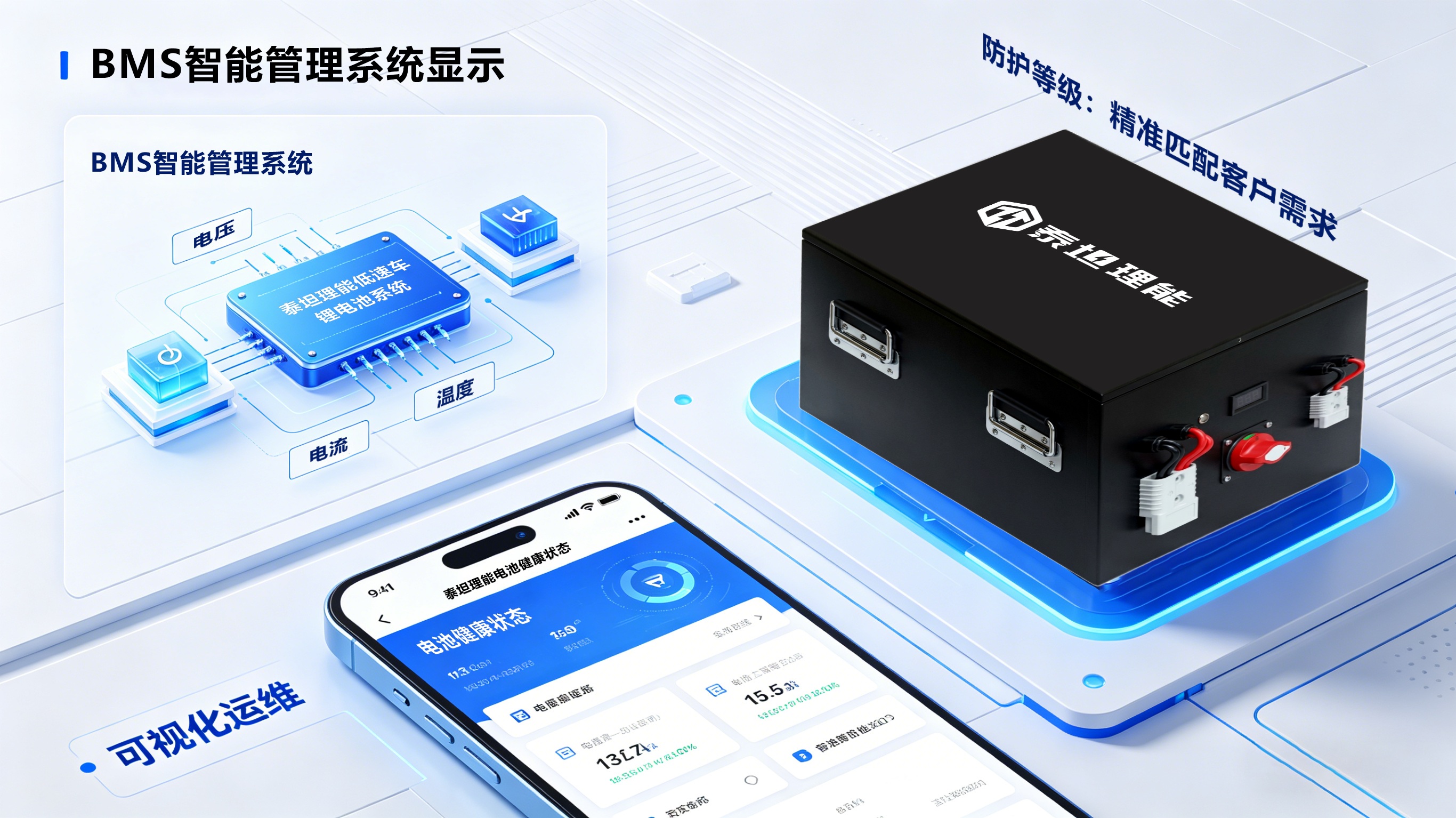 低速车锂电池BMS智能管理系统显示